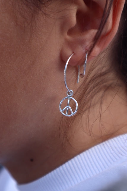 SYMBOL PEACE earring